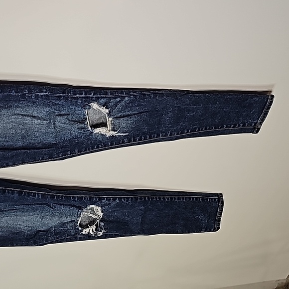 American Eagle dark wash next level stretch size 6 super high rise jeggings - Picture 3 of 8